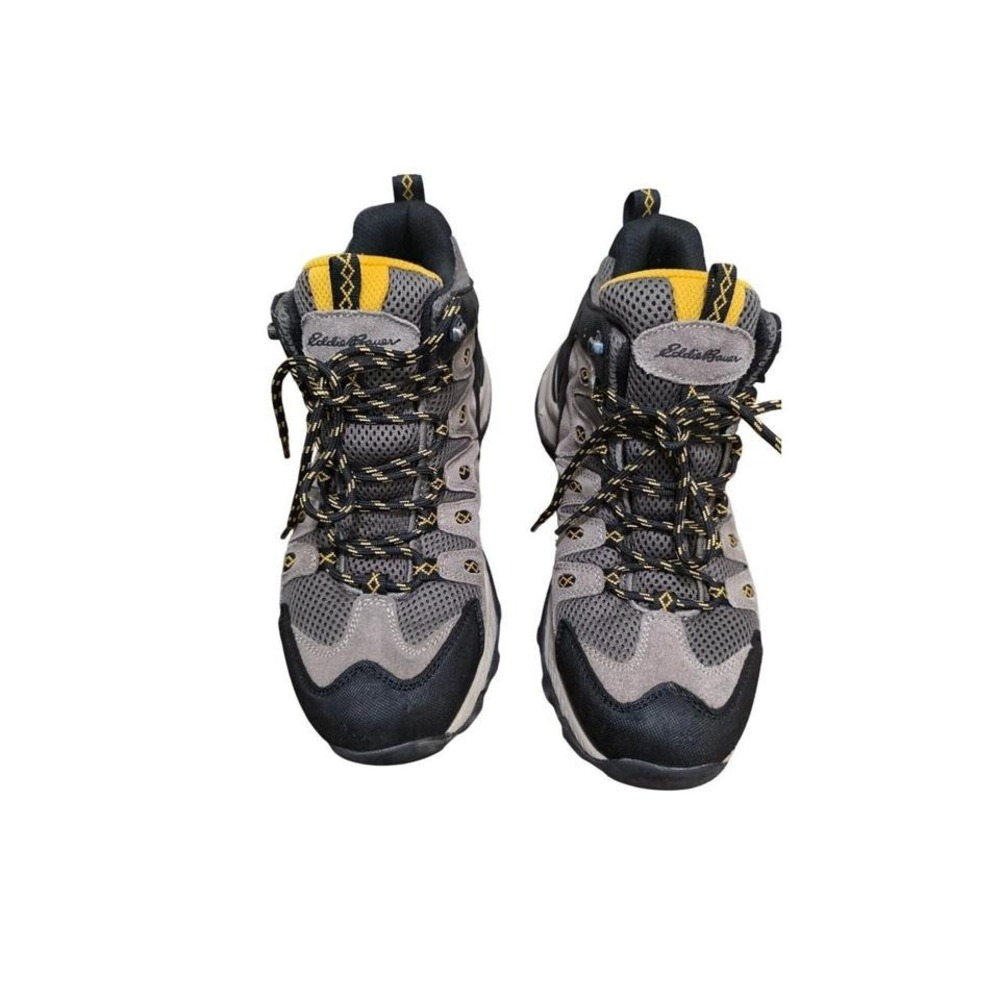 Eddie Bauer Waterproof Hiking Boots Men's Size 7 Grey Black Outdoor Trekking